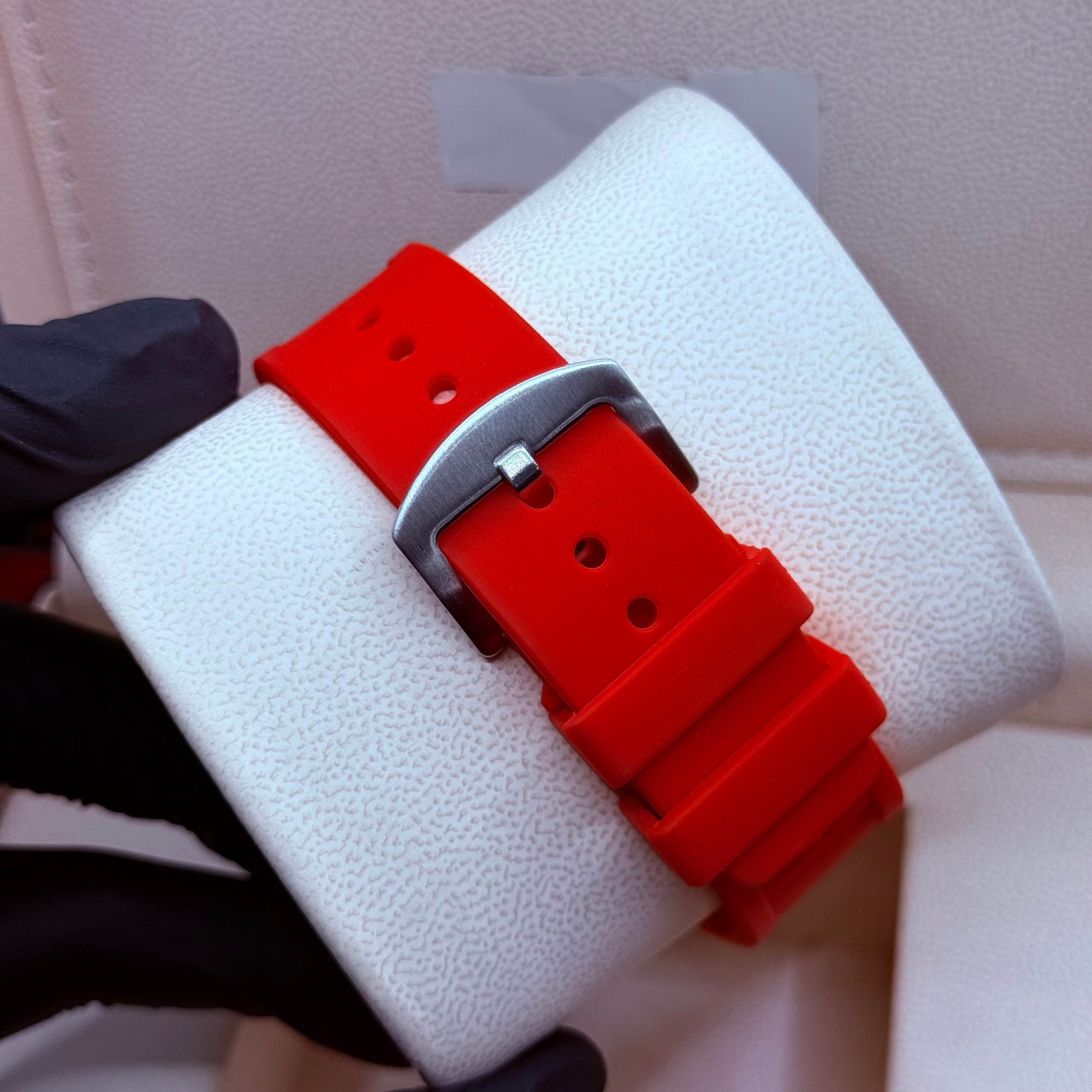 RM 088 black with Red strap