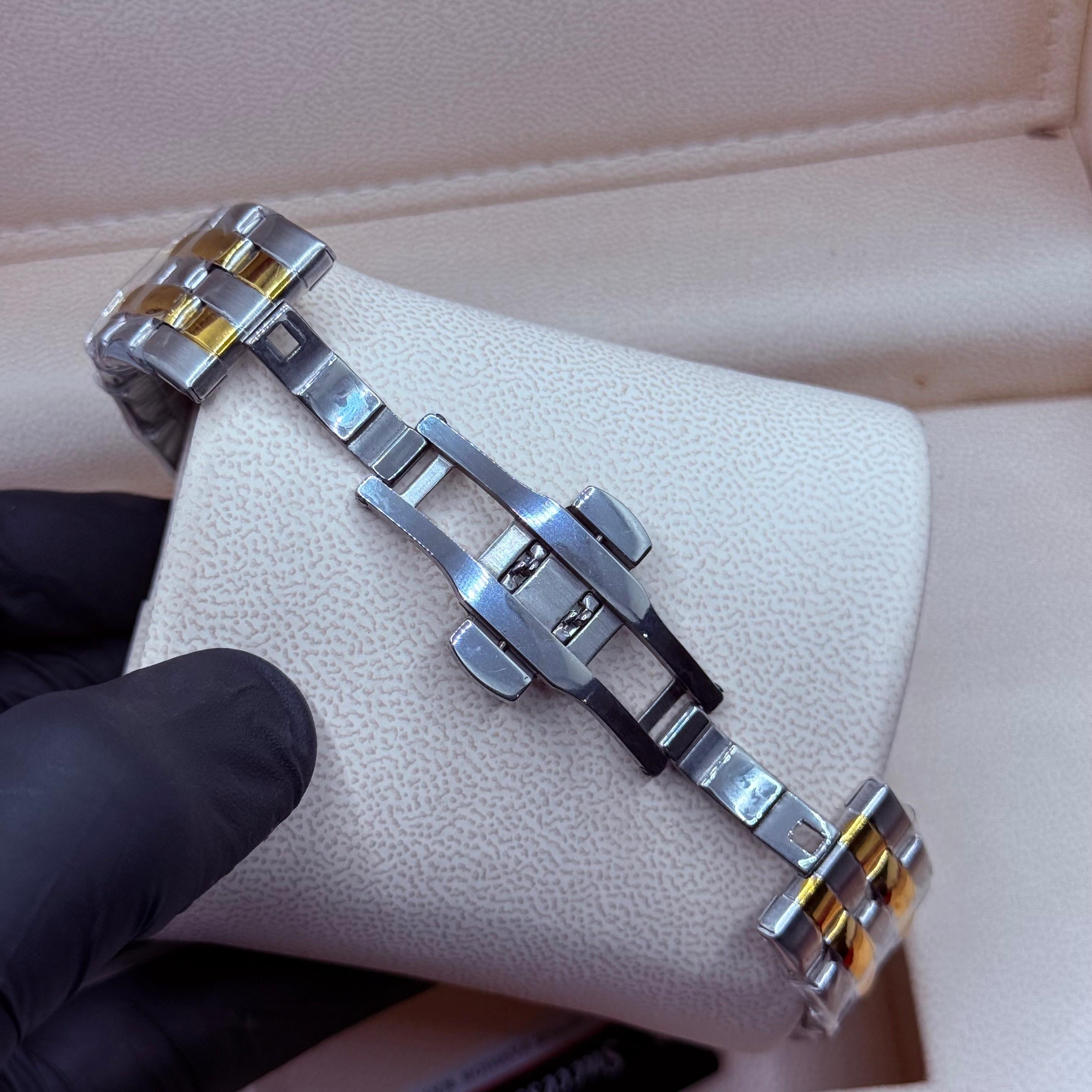 Dual time watch truetone  with black  dial