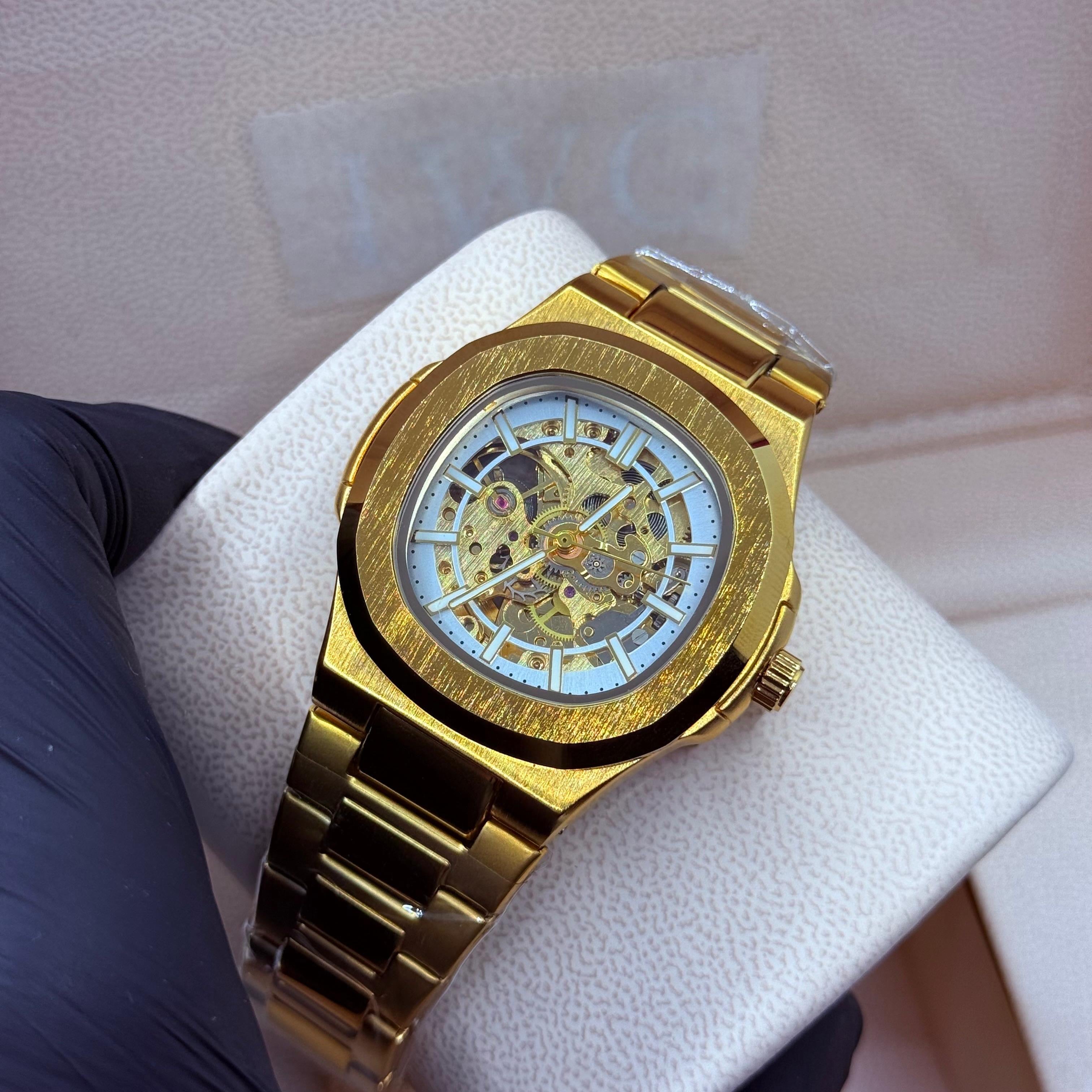 PP style fully automatic  golden  with white  scelton