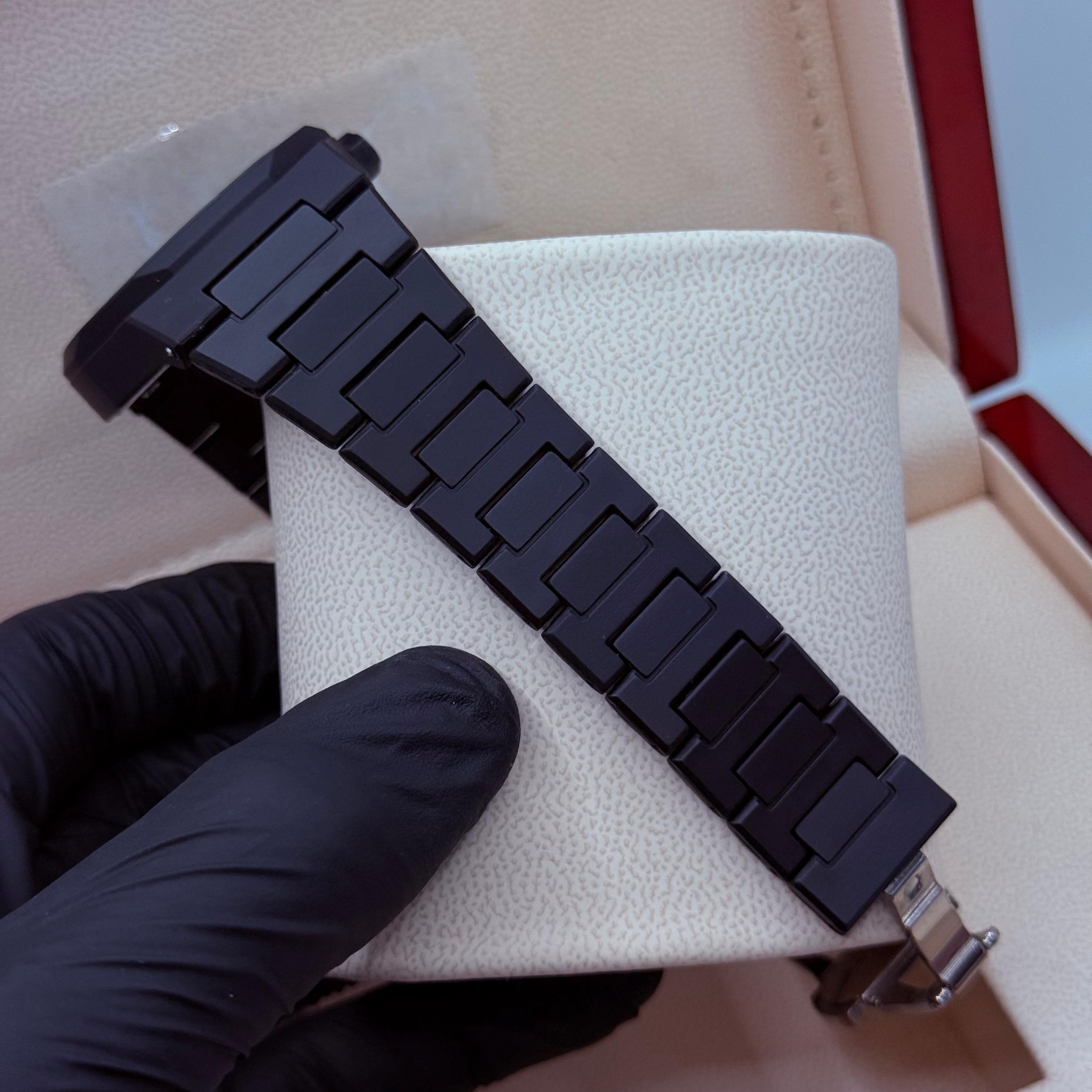 Black Arabic Aura Blue Mabel Dial ( Fabric Material )