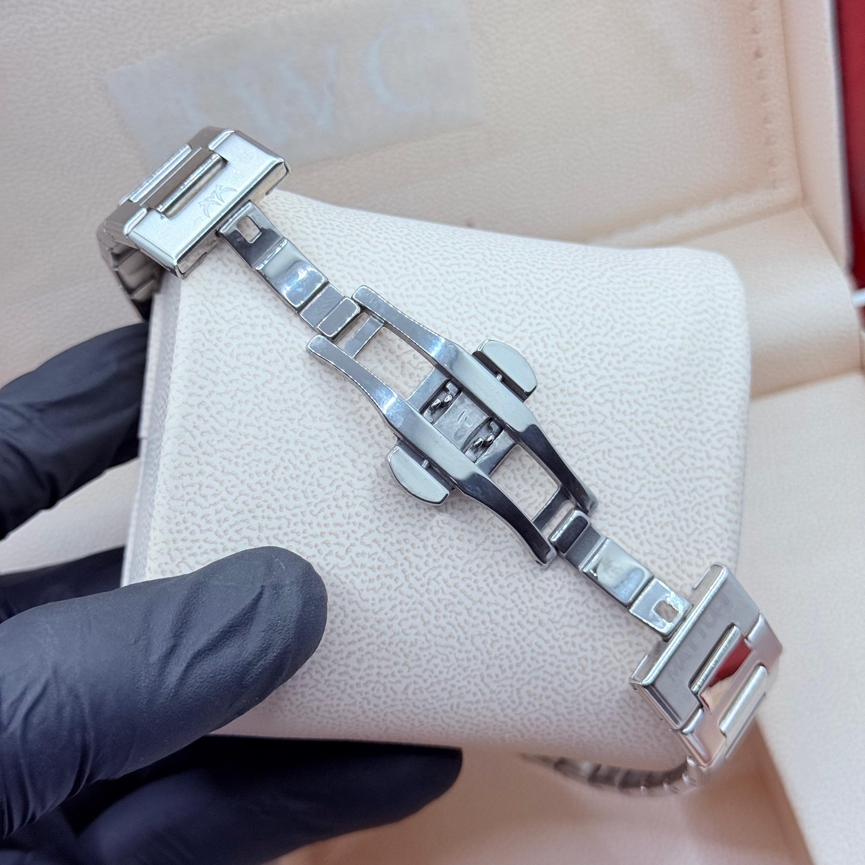 Matturi silver with  Red Dial (All Chronograph Working )