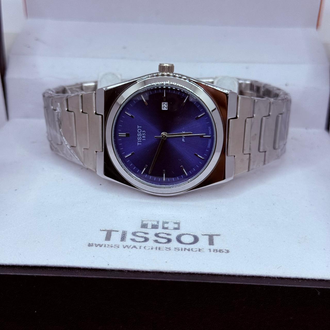 Tissot Prx 1853 Silver with Blue dail
