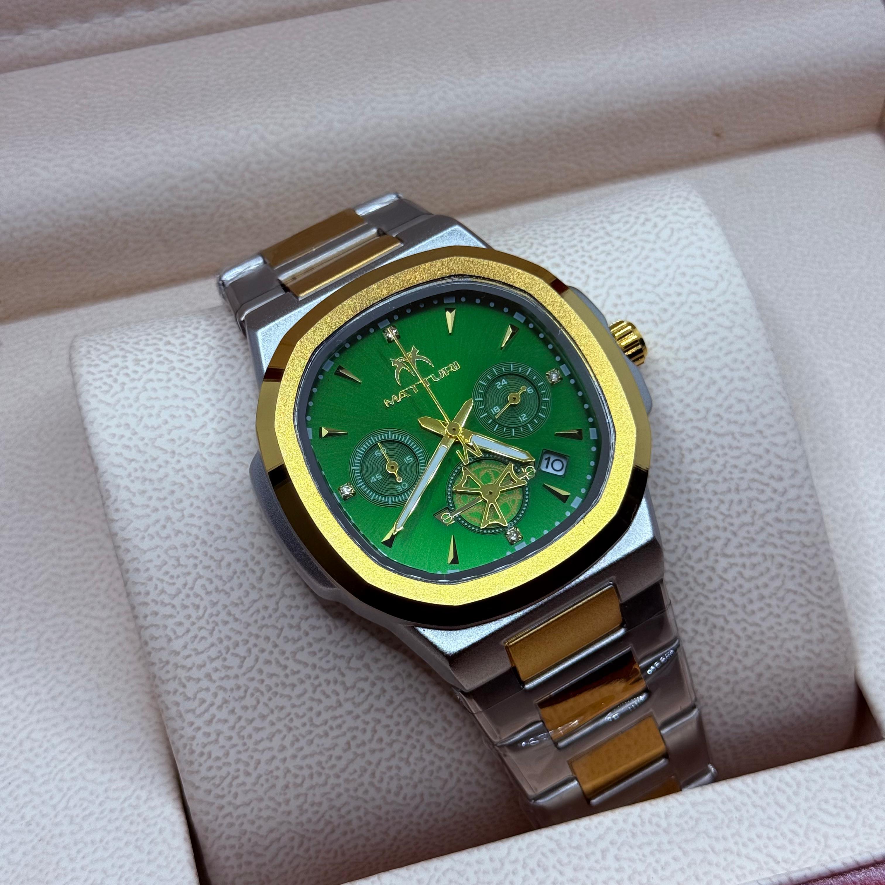 Matturi True Tune Green Dial (All Chronograph Working )